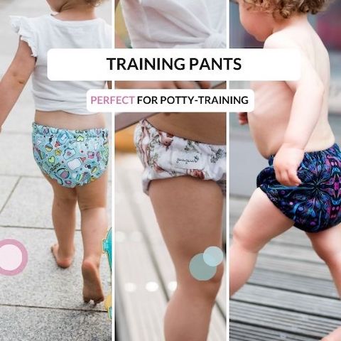 6 Packs Waterproof Rubber Training Pants for Toddlers Potty Training Pants  and Good Elastic Toddler Plastic Underwear Covers for Training Pants