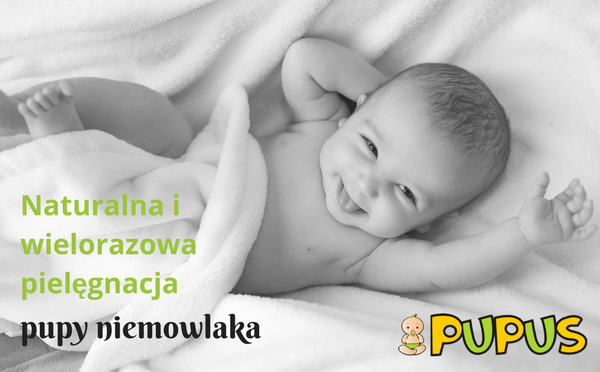 Naturalna i wielorazowa pielęgnacja pupy niemowlaka