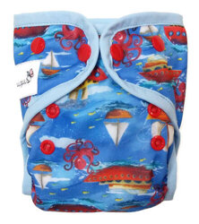 Diaper Cover with elastic piping BOATS