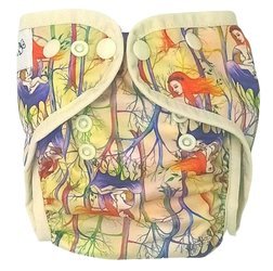 Diaper Cover with elastic piping BREASTFEEDING