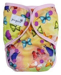 Diaper Cover with elastic piping - Butterflies XL 10-20kg