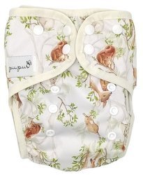Diaper Cover with elastic piping - DAY IN THE FOREST XL 10-20kg