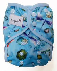 Diaper Cover with elastic piping - Dragonfly OS 7-16kg