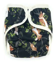 Diaper Cover with elastic piping NIGHT IN THE FOREST mini OS 6-12kg