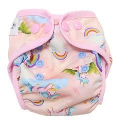 Diaper Cover with elastic piping - Unicorns newborn 3-8kg