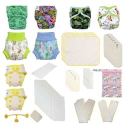 Large Cloth Diapers Set for Newborns