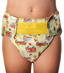 Reusable diaper for adults with insert - FIREMAN