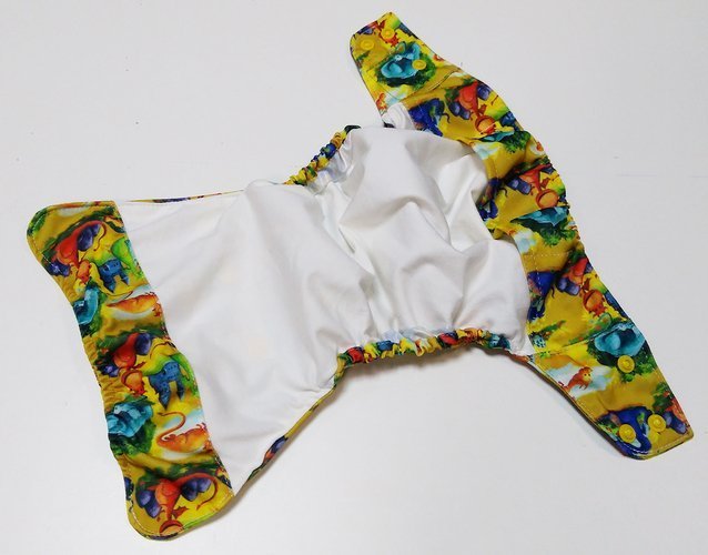 Pocket diaper DRAGONS 5-15kg - cotton inside | Pieluszki z kieszonką OS ...