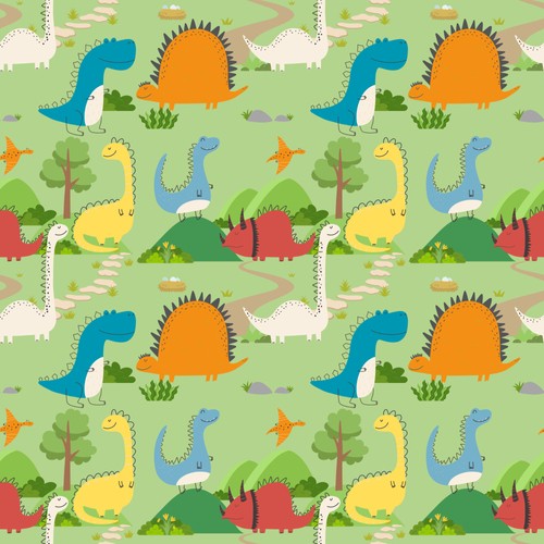 Absorbent Changing mat DINOSARUS