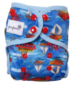 Diaper Cover with elastic piping - BOATS OS 7-16kg