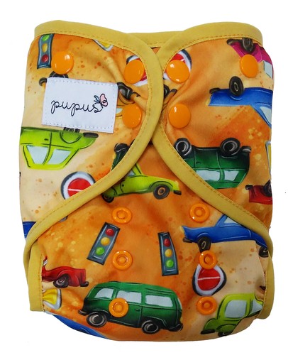 Diaper Cover with elastic piping - Cars OS 7-16kg