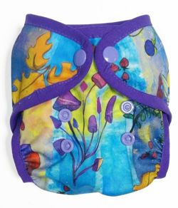 Diaper Cover with elastic piping - MAGIC FOREST newborn 3-8kg