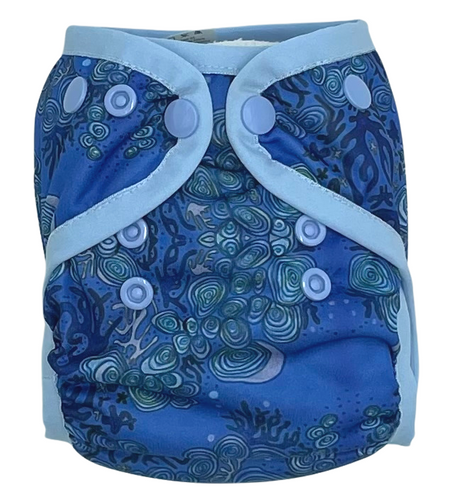 Diaper Cover with elastic piping REEF