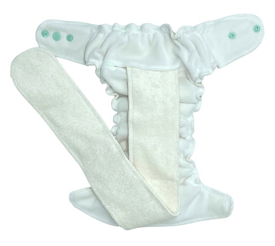 Fitted diaper with PUL & EVO 12-19 kg "Seahorse""