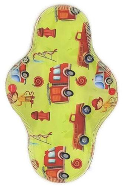 LARGE L Cloth Menstrual Pad - Fireman