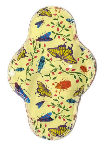 LARGE L Cloth Menstrual Pad - INSECTS