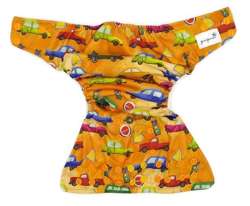 Pocket diaper, double-row snaps, OS, CARS