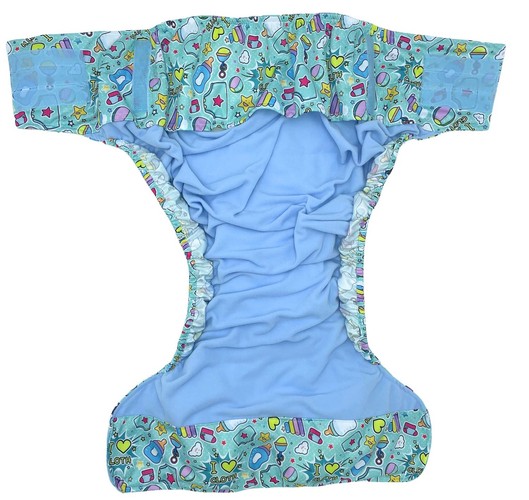 Reusable diaper for adults with insert - DJ BOBO