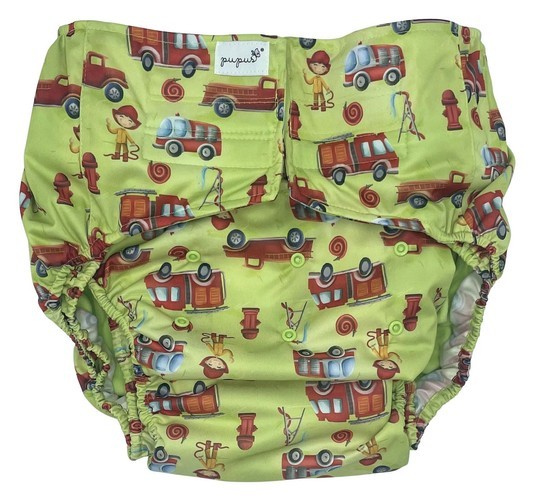 Reusable diaper for adults with insert - FIREMAN