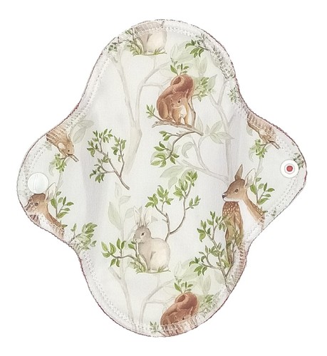 SMALL S Cloth Menstrual Pad - DAY IN THE FOREST