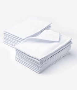 White Flat Flannel Diaper 40x60