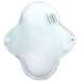 SMALL S Cloth Menstrual Pad - WHITE