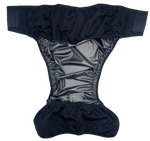 Reusable diaper for adults with insert - BLACK
