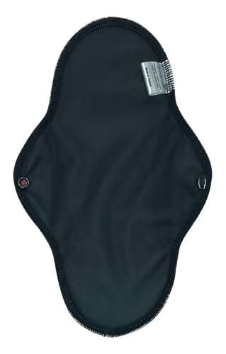 Absorbant menstrual mare din material textil pentru femei - NEGRU