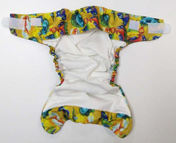 Pocket diaper DRAGONS 5-15kg - velcro