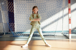 Long Leggings for Kids - Green Mint