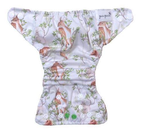 Newborn Diaper Cover 3-7kg - DAY IN THE FOREST