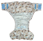 Reusable diaper for adults with insert - PUPPIES