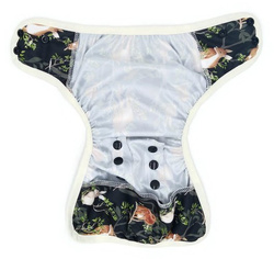 Diaper Cover with elastic piping NIGHT IN THE FOREST OS 7-16kg