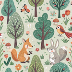 Absorbent Changing mat  Forest Glade