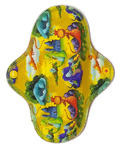 MEDIUM M Cloth Menstrual Pad - DRAGONS
