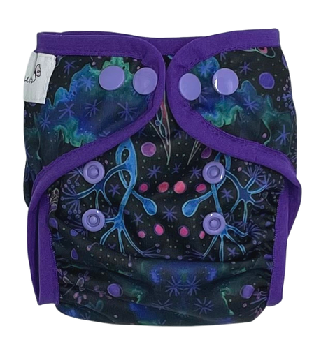 Überhose mit weicher, elastischer Einfassung - NEON SPLASH Neugeborene 3-8kg