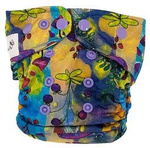 Diaper cover, one-row snaps Mini OS 4-11kg MAGIC FOREST