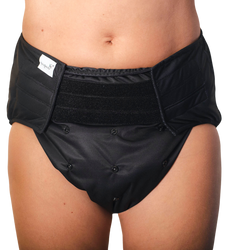 Scutec reutilizabil pentru adulți cu inserție - NEGRU