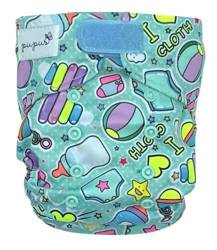 Pocket diaper DJ BOBO 5-15kg - velcro