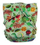 Newborn Diaper Cover 3-7kg - Flowers