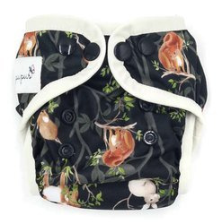 Diaper Cover with elastic piping NIGHT IN THE FOREST newborn 3-8kg