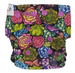 Diaper cover, one-row snaps Mini OS 4-11kg SUCCULENTS