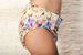 Reusable diaper for adults with insert - BUTTERFLIES