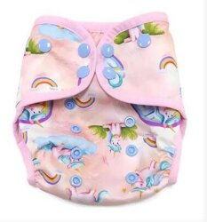 Diaper Cover with elastic piping - UNICORNS OS 7-16kg