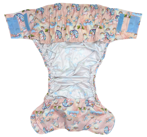 Reusable diaper for adults with insert - UNICORN