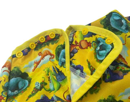 Ärmel-Lätzchen, wasserdicht, mit integrierter Auffangtasche in den DRAGONS