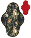 Absorbant menstrual din material textil, mărimea L - NOAPTE ÎN PĂDURE