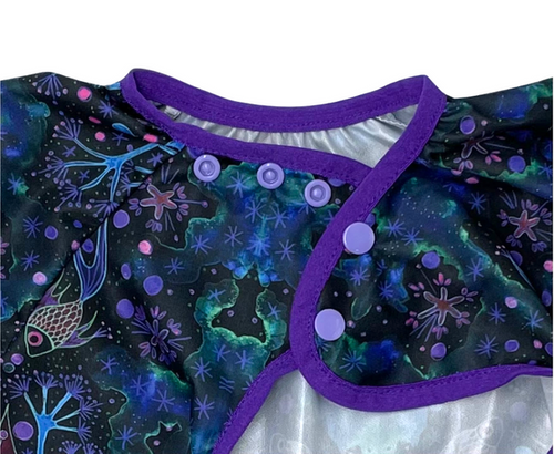 Bavetă cu mâneci - NEON SPLASH