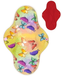 LARGE L Cloth Menstrual Pad Butterflies