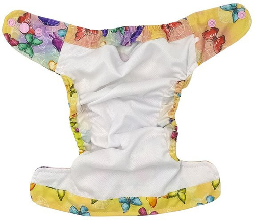 Scutece de buzunar, un rând de fermoare, MINI OS 4-11kg BUTTERFLIES